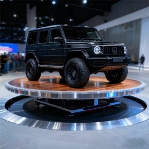 rotating lifting stage