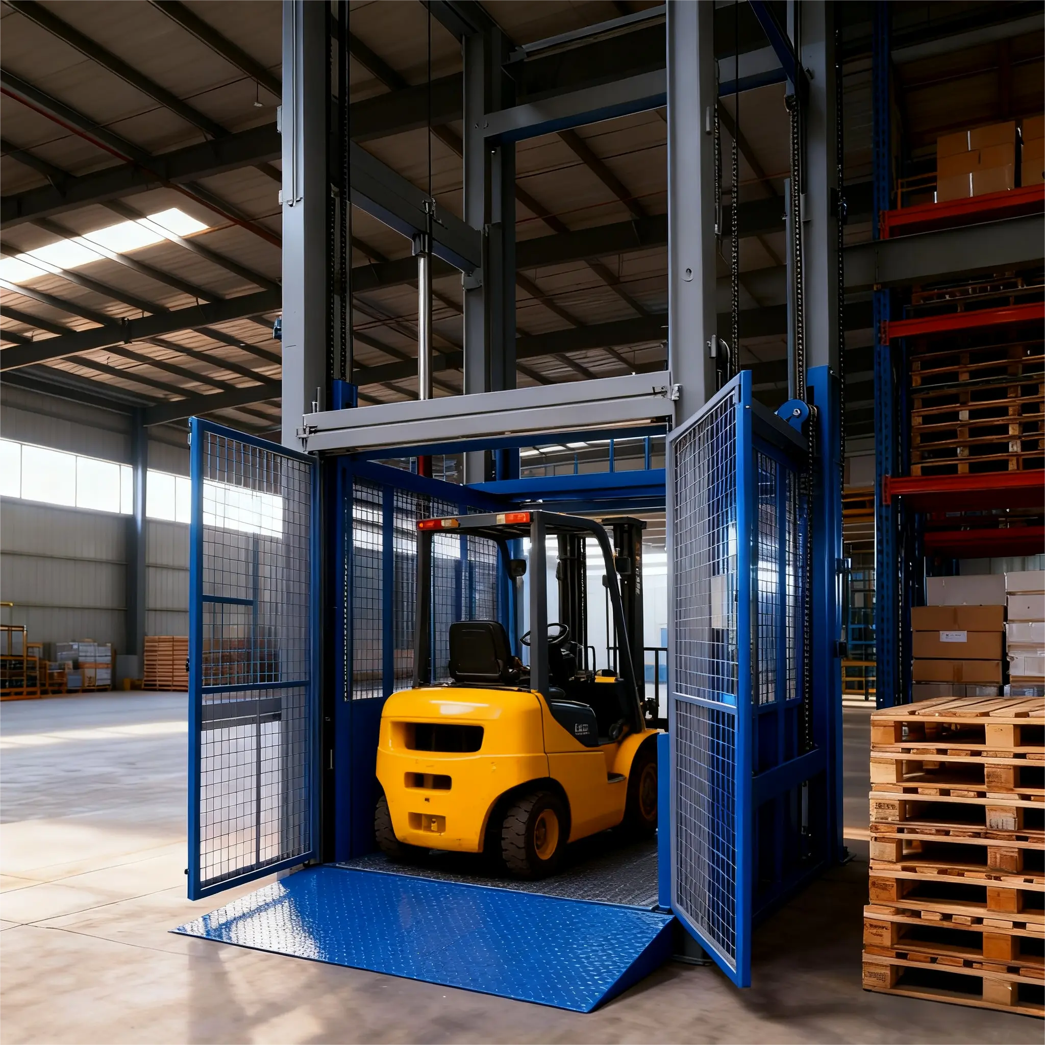 Hengjinrui freight elevator heavy duty cargo lift